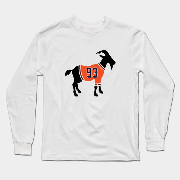 Nuge Edmonton Oilers GOAT Long Sleeve T-Shirt by cwijeta